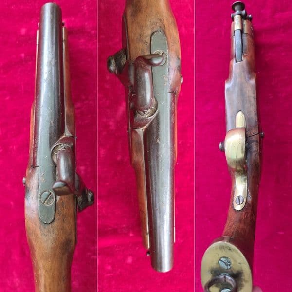 X X X  SOLD X X X Military officer's Pistol, Circa 1845. Ref 3288